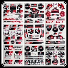 Стикер Toyota GR